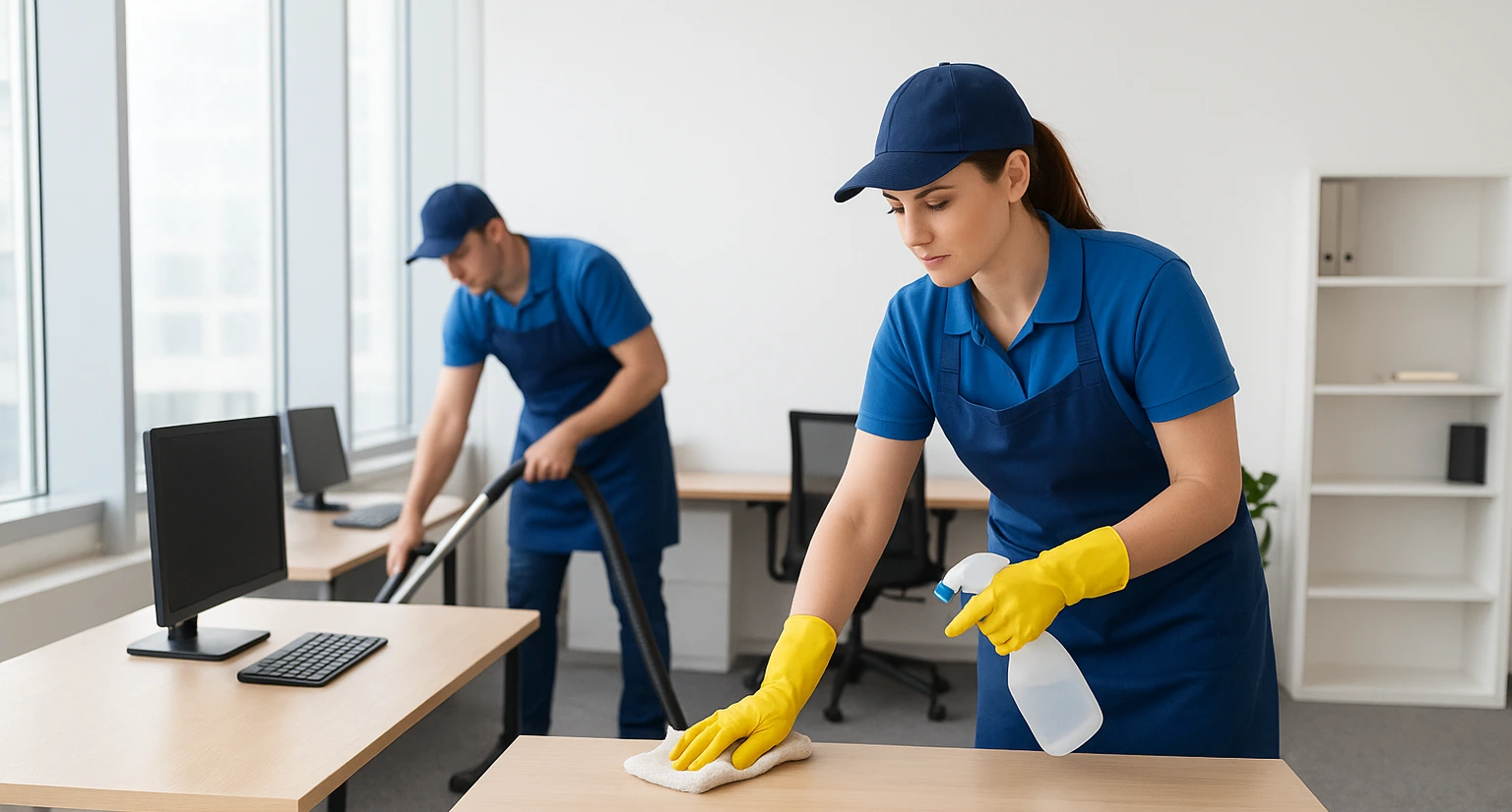 Office cleaning services in Punjab by A2Z Facility.